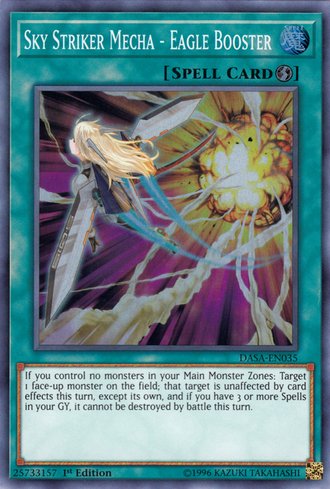 Sky Striker Mecha - Eagle Booster [DASA-EN035] Super Rare | Good Games Adelaide SA
