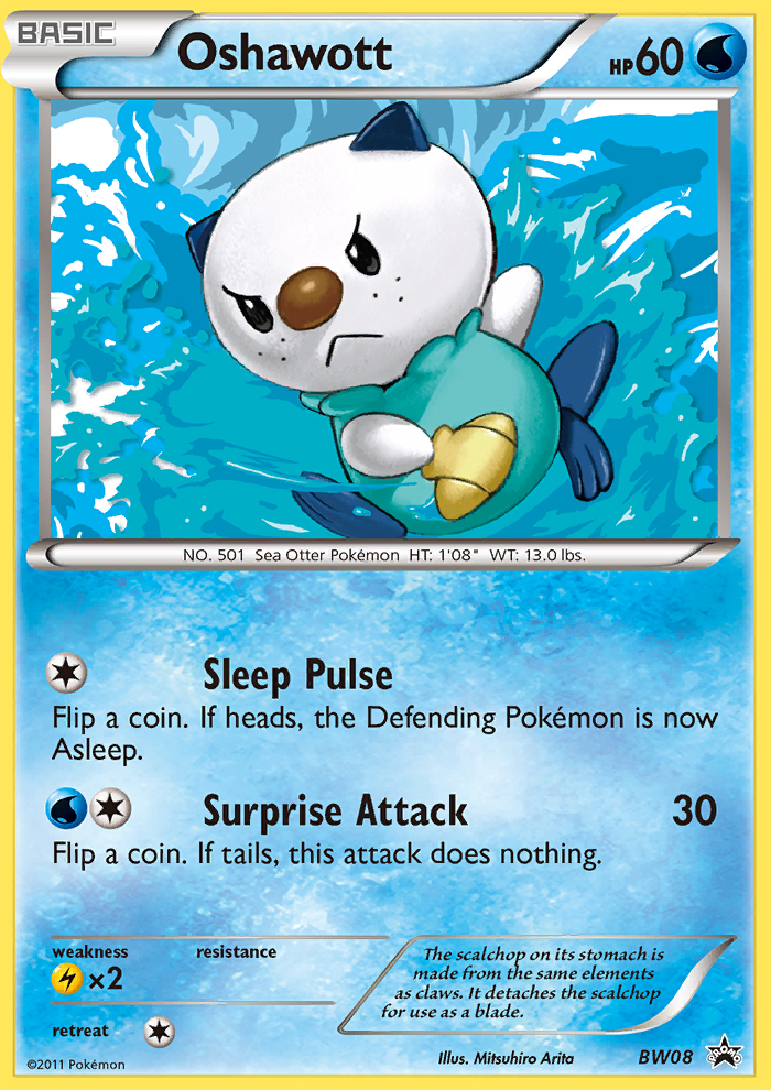 Oshawott (BW08) [Black & White: Black Star Promos] | Good Games Adelaide SA