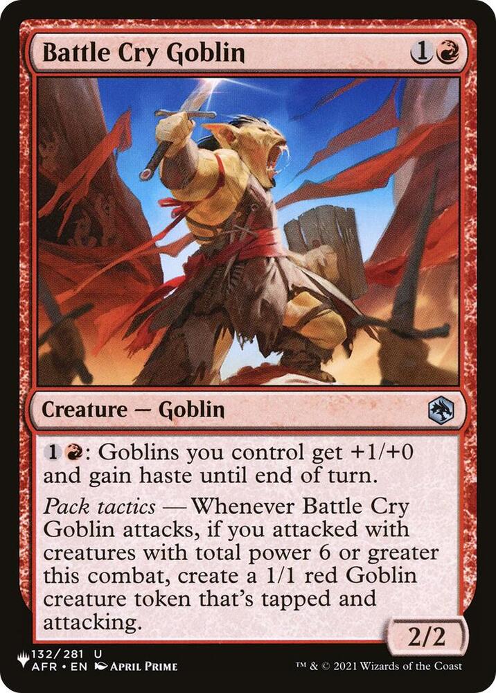 Battle Cry Goblin 132/281 (The List Reprints)  | Good Games Adelaide SA