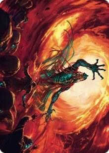 Gix Yawgmoth Praetor Art Card 16 (Art Series: The Brothers' War)  | Good Games Adelaide SA