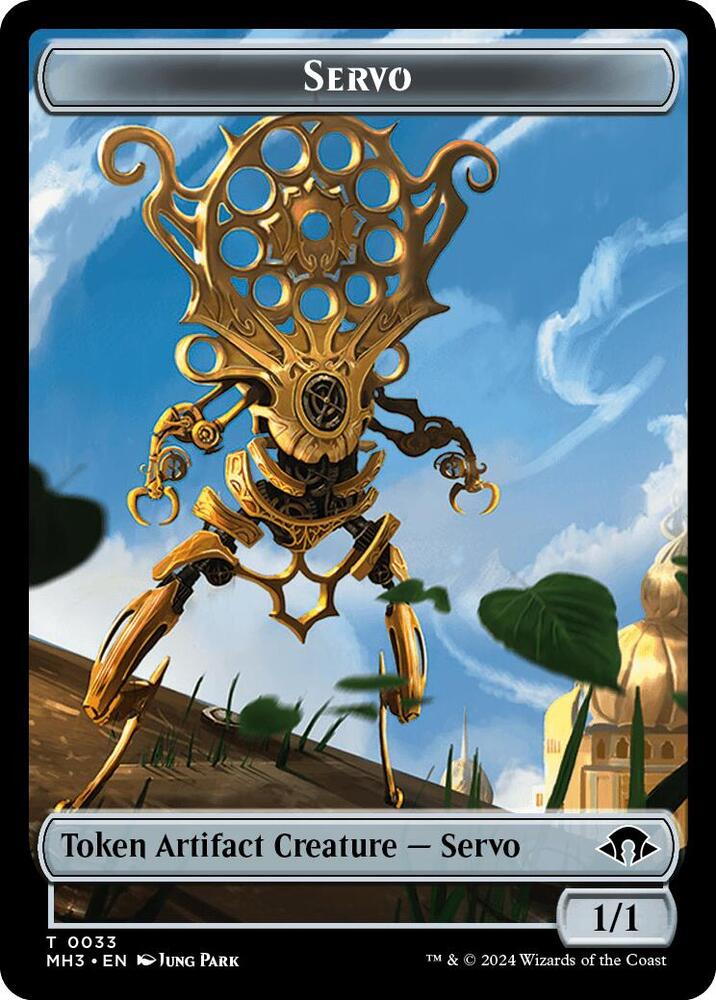 Servo Zombie Army Double Sided Token 33 // 22 (Modern Horizons 3)  - Foil | Good Games Adelaide SA