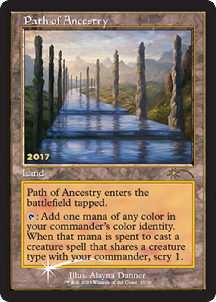 Path of Ancestry 25 (30th Anniversary Promos)  - Foil | Good Games Adelaide SA