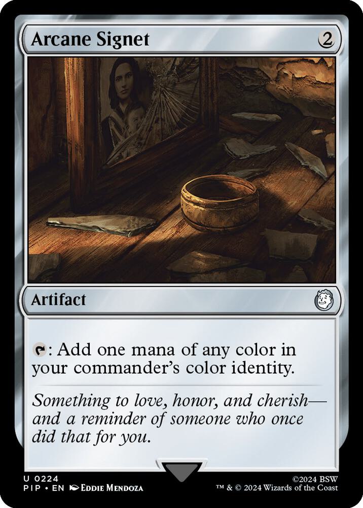 Arcane Signet 224 (Universes Beyond: Fallout)  - Foil | Good Games Adelaide SA
