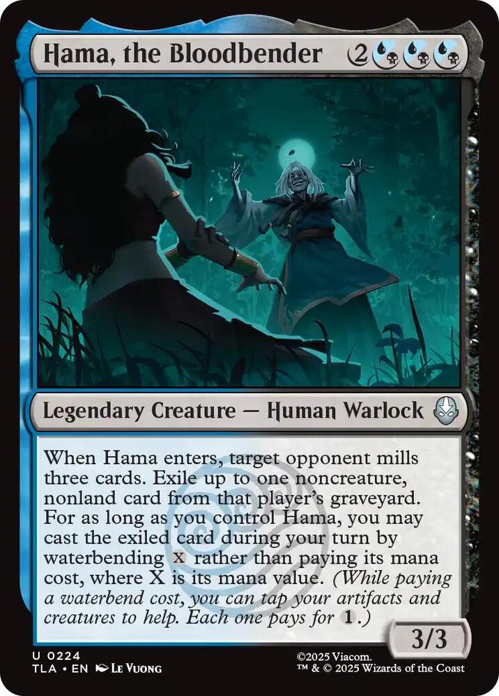 Hama the Bloodbender 224 (Avatar: The Last Airbender)  - Foil | Good Games Adelaide SA
