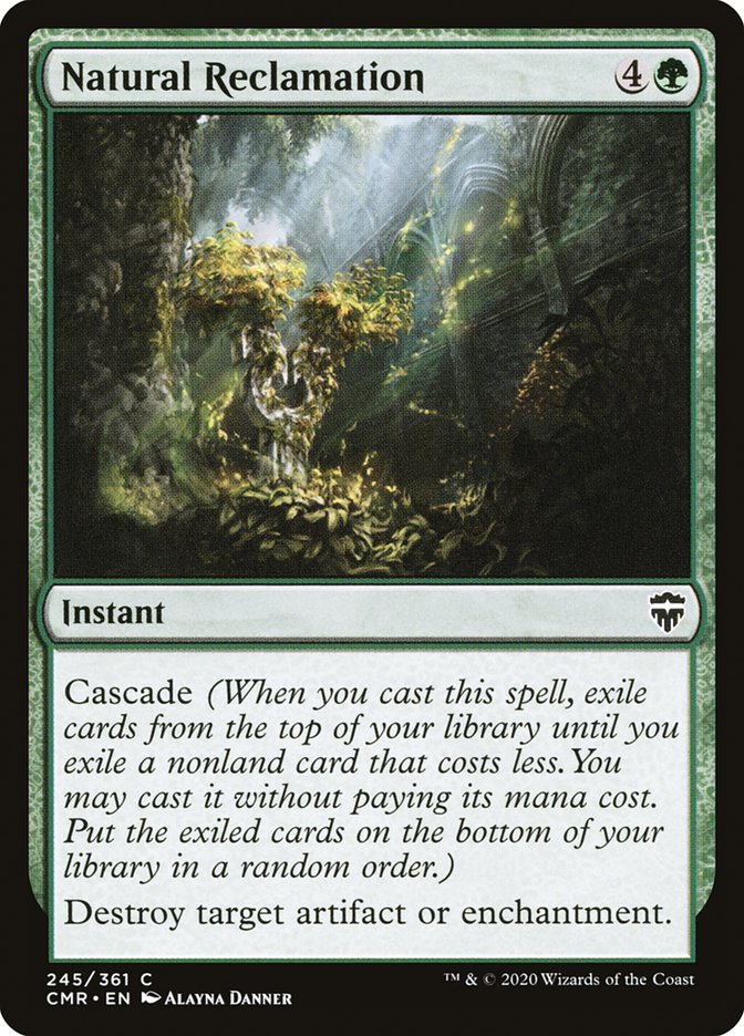 Natural Reclamation [Commander Legends] | Good Games Adelaide SA