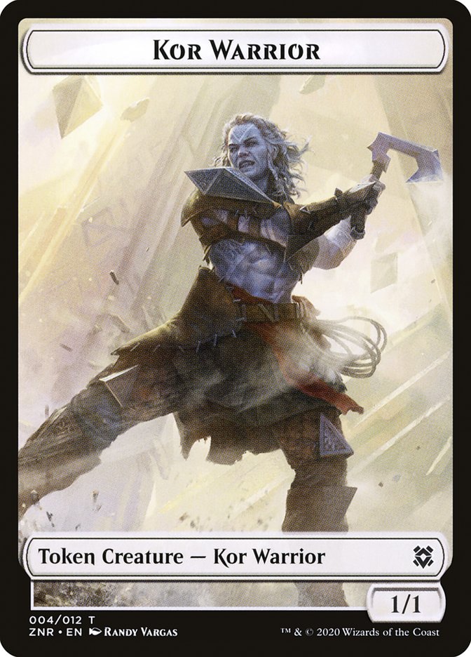 Kor Warrior Token [Zendikar Rising] | Good Games Adelaide SA