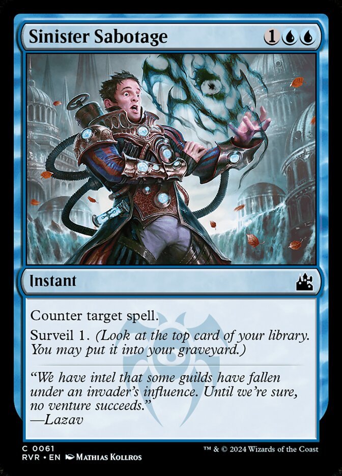 Sinister Sabotage 61 (Ravnica Remastered)  | Good Games Adelaide SA
