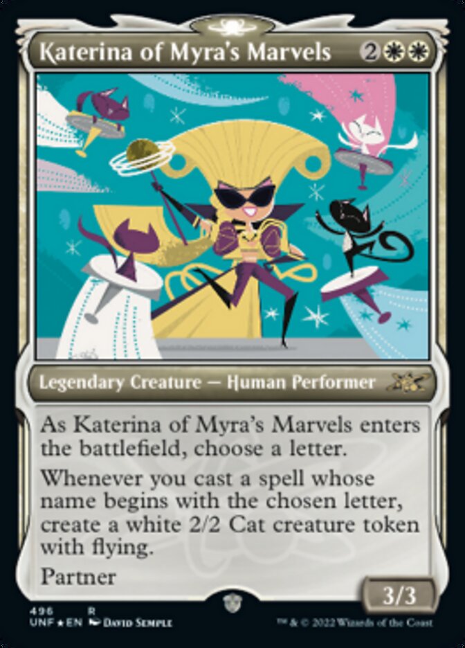 Katerina of Myra's Marvels (Showcase) (Galaxy Foil) [Unfinity] | Good Games Adelaide SA