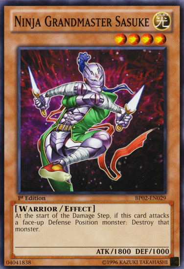 Ninja Grandmaster Sasuke [BP02-EN029] Mosaic Rare | Good Games Adelaide SA