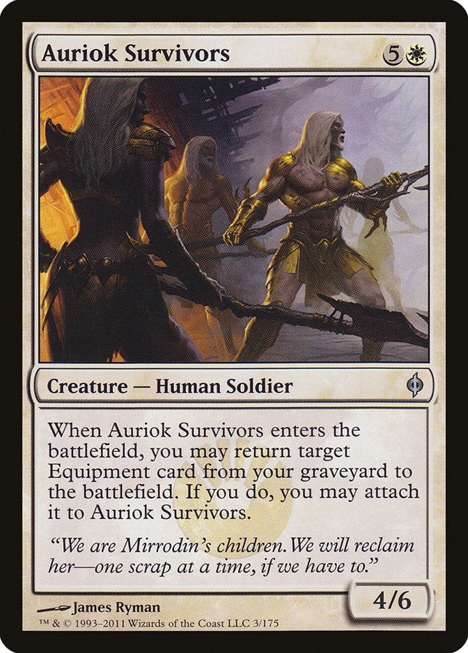 Auriok Survivors [New Phyrexia] | Good Games Adelaide SA