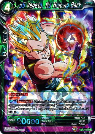 SS Vegeta, No Holding Back (BT5-058) [Miraculous Revival] | Good Games Adelaide SA