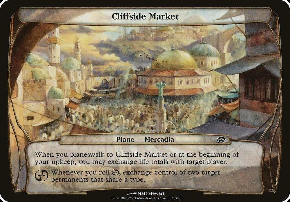 Cliffside Market Planechase  (Oversize Cards)  | Good Games Adelaide SA