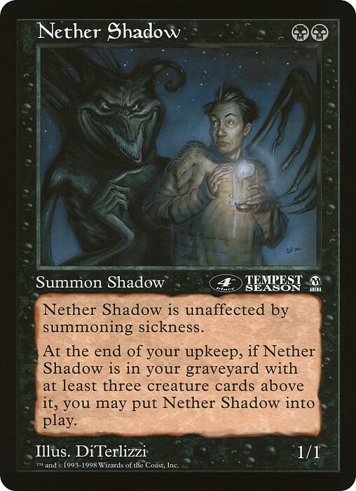 Nether Shadow 4th Place Arena League  (Oversize Cards)  | Good Games Adelaide SA
