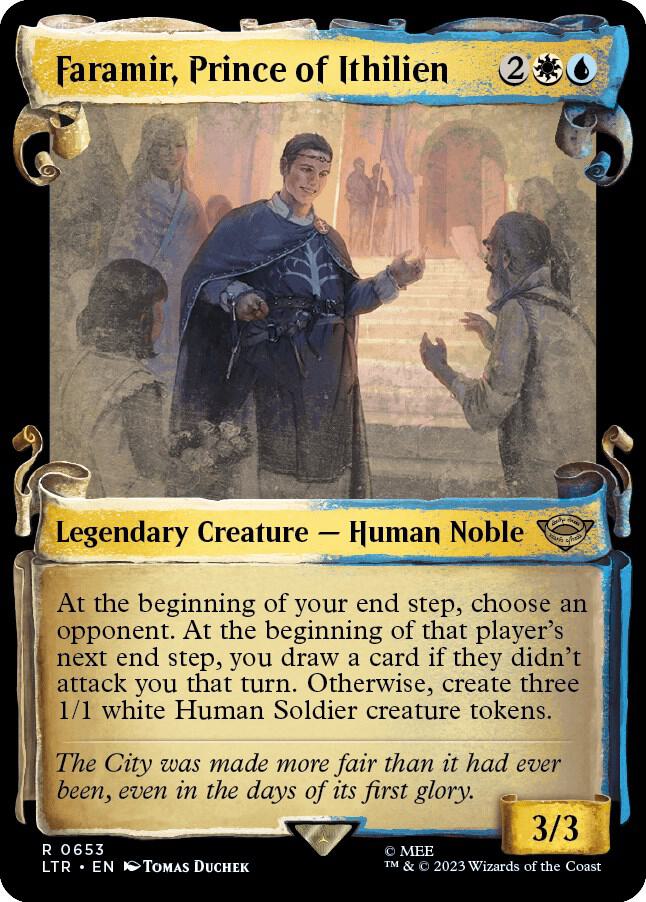 Faramir, Prince of Ithilien 653 (Universes Beyond: The Lord of the Rings: Tales of Middle-earth)  - Showcase Scroll | Good Games Adelaide SA