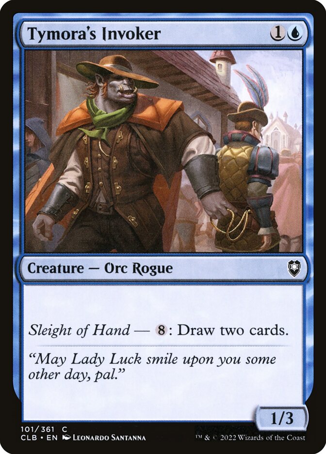 Tymora's Invoker 101 (Commander Legends: Battle for Baldur's Gate)  - Foil | Good Games Adelaide SA