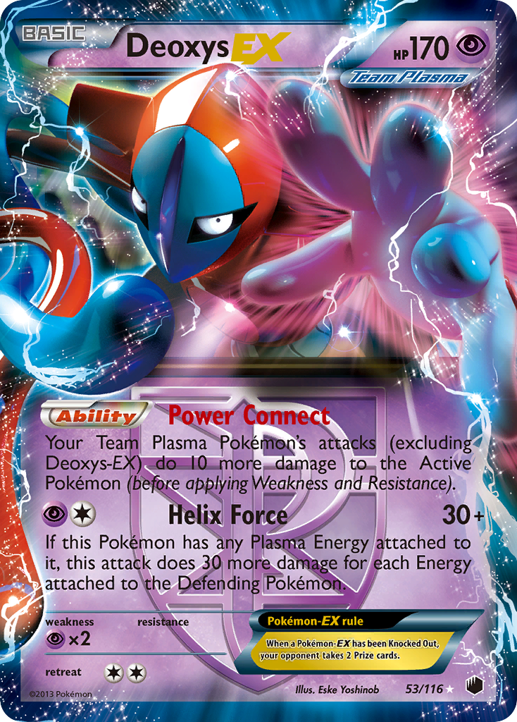 Deoxys EX (53/116) [Black & White: Plasma Freeze] | Good Games Adelaide SA