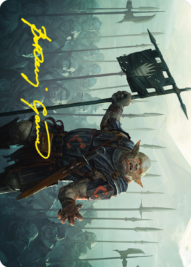 Ugluk of the White Hand Art Card (Gold-Stamped Signature) [The Lord of the Rings: Tales of Middle-earth Art Series] | Good Games Adelaide SA