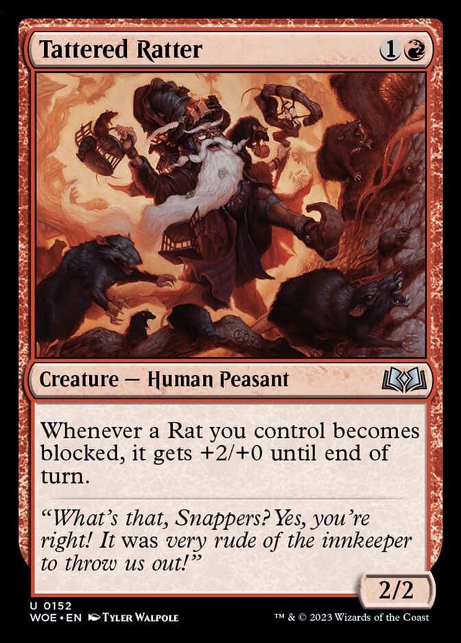 Tattered Ratter 152 (Wilds of Eldraine)  - Foil | Good Games Adelaide SA