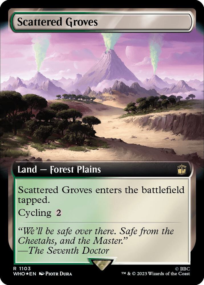 Scattered Groves 1103 (Universes Beyond: Doctor Who)  - Foil | Good Games Adelaide SA