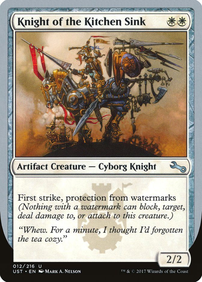 Knight of the Kitchen Sink 12 (Unstable)  - Foil | Good Games Adelaide SA