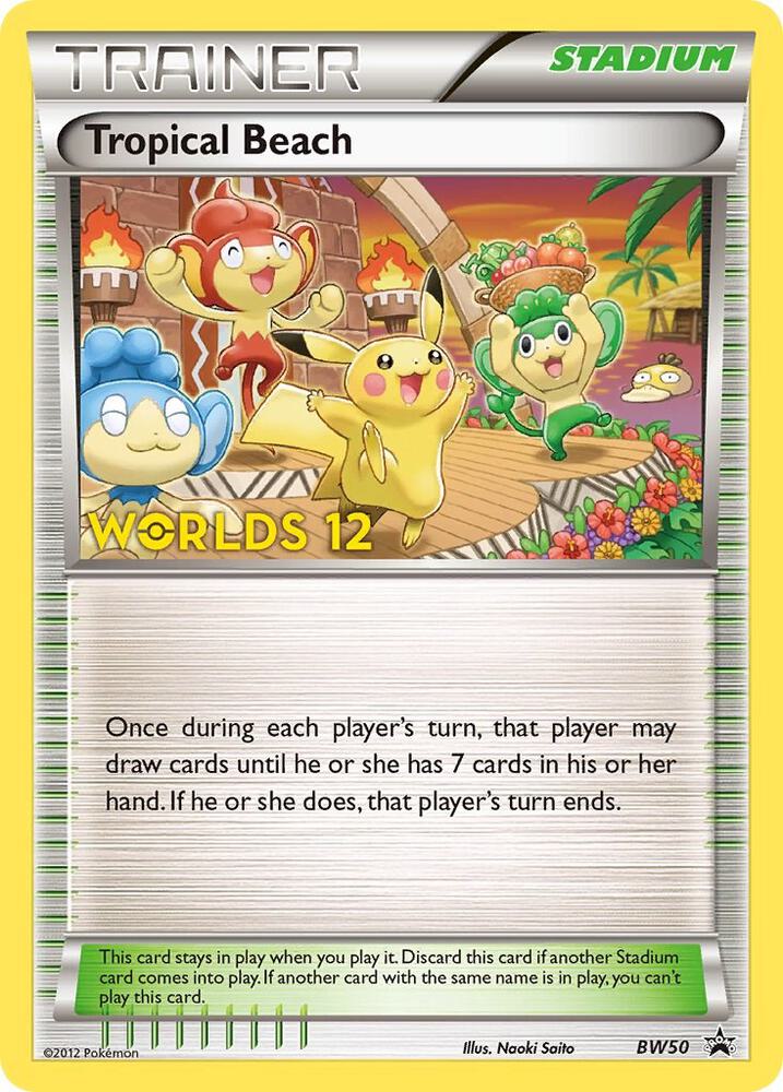 Tropical Beach Worlds 12 BW50 (Black and White Promos)  | Good Games Adelaide SA
