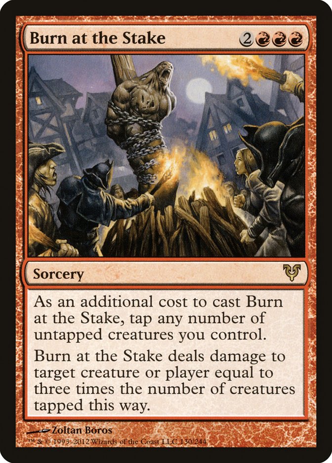 Burn at the Stake 130 (Avacyn Restored)  - Foil | Good Games Adelaide SA