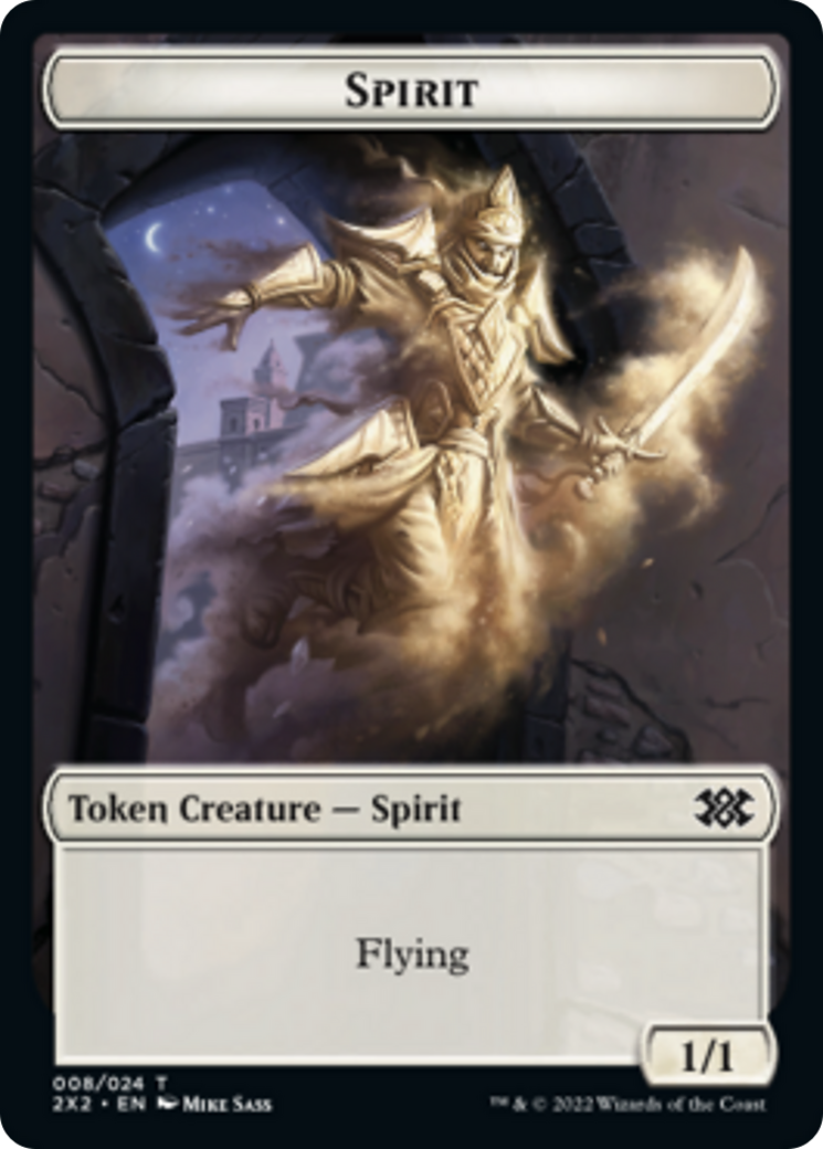 Faerie Rogue // Spirit Double-sided Token [Double Masters 2022 Tokens] | Good Games Adelaide SA