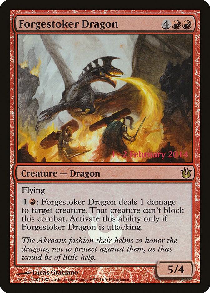 Forgestoker Dragon 98 (Prerelease Cards)  - Foil | Good Games Adelaide SA