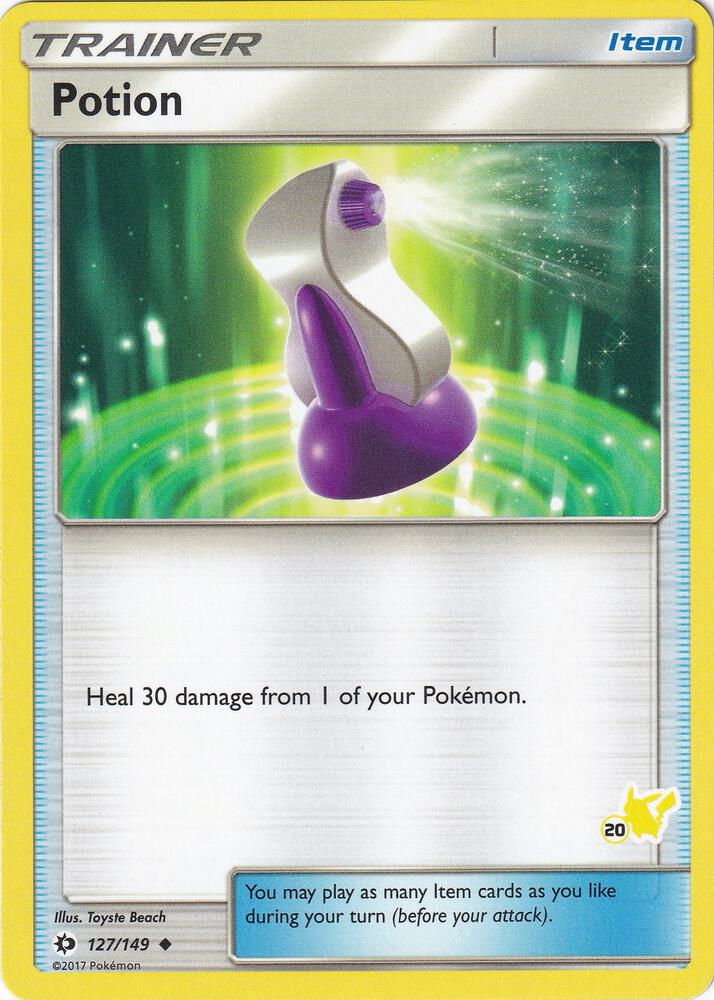 Potion 127 149 20 Pikachu Stamped 127/149 (Battle Academy)  | Good Games Adelaide SA