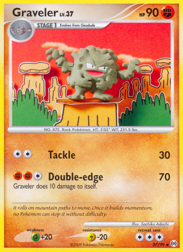 Graveler (37/99) [Platinum: Arceus] | Good Games Adelaide SA