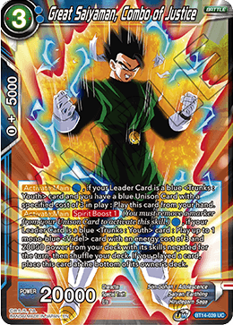 Great Saiyaman, Combo of Justice (BT14-039) [Cross Spirits] | Good Games Adelaide SA