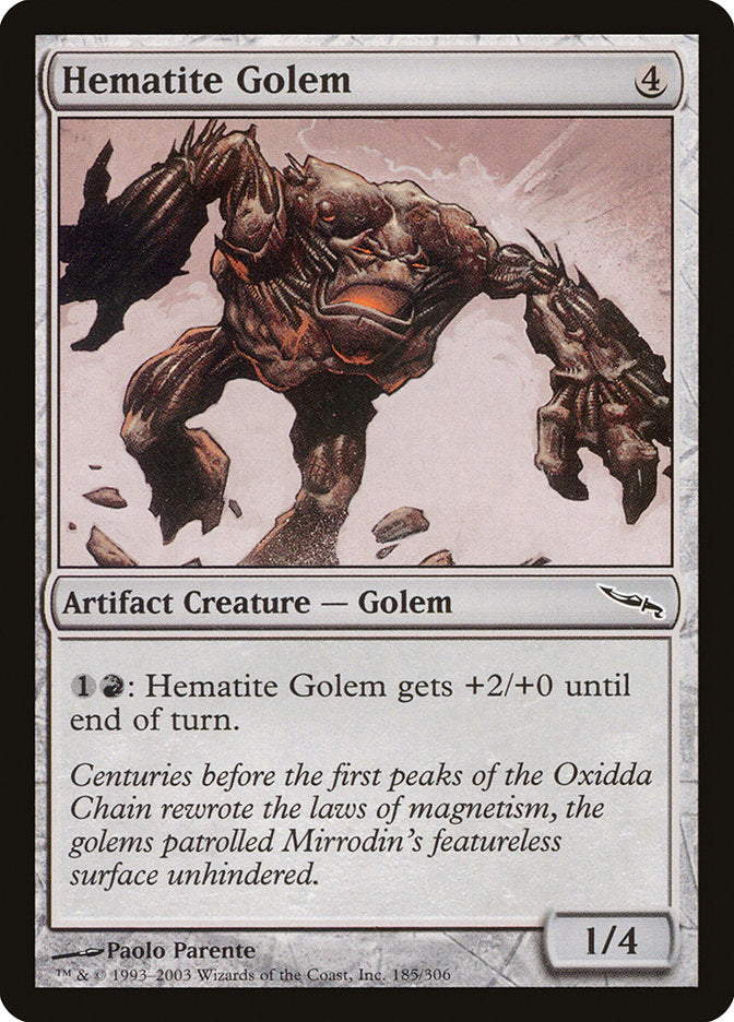 Hematite Golem 185 (Mirrodin)  | Good Games Adelaide SA