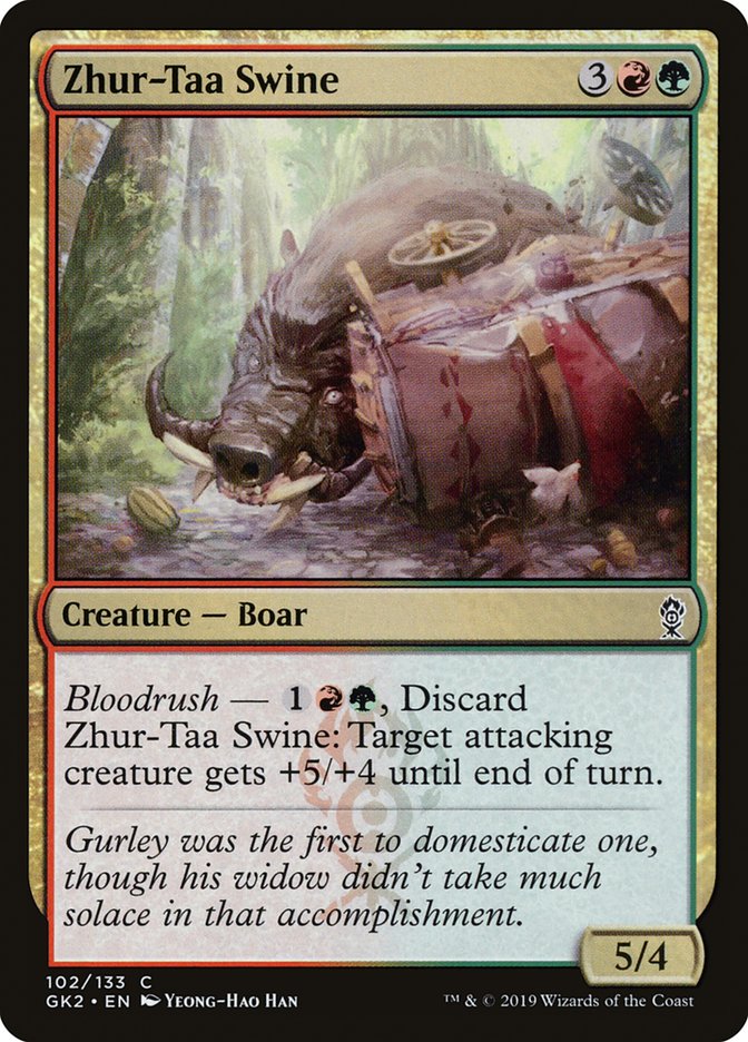 Zhur-Taa Swine [Ravnica Allegiance Guild Kit] | Good Games Adelaide SA
