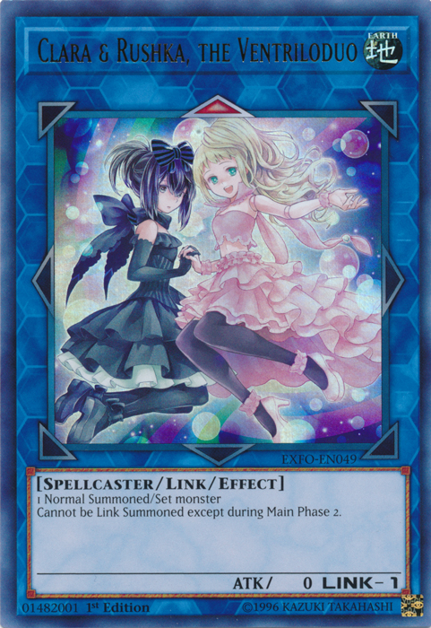 Clara & Rushka, the Ventriloduo [EXFO-EN049] Ultra Rare | Good Games Adelaide SA