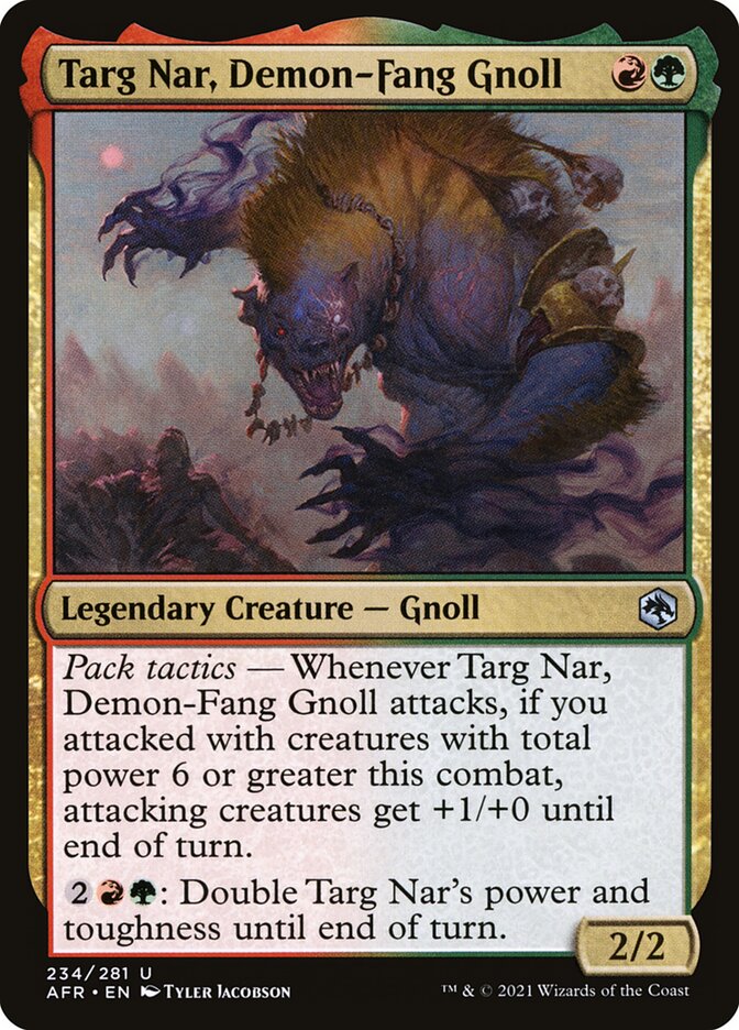 Targ Nar, Demon-Fang Gnoll 234 (Adventures in the Forgotten Realms)  | Good Games Adelaide SA