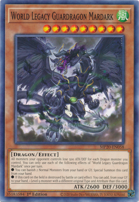 World Legacy Guardragon Mardark [MP20-EN058] Common | Good Games Adelaide SA
