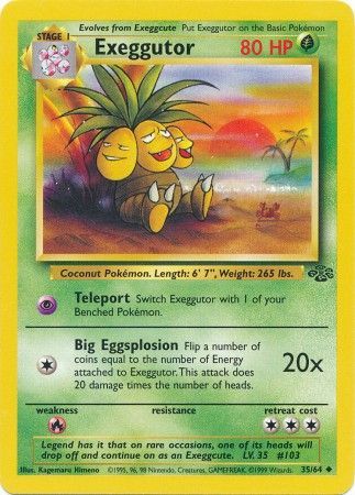 Exeggutor (35/64) [Jungle Unlimited] | Good Games Adelaide SA