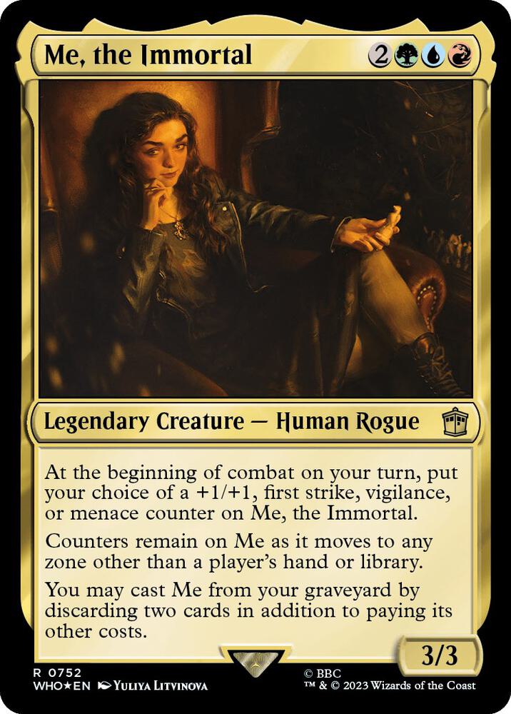 Me the Immortal Surge Foil 752 (Universes Beyond: Doctor Who)  - Foil | Good Games Adelaide SA