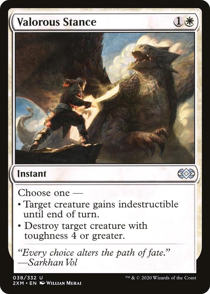 Valorous Stance 38 (Double Masters)  - Foil | Good Games Adelaide SA