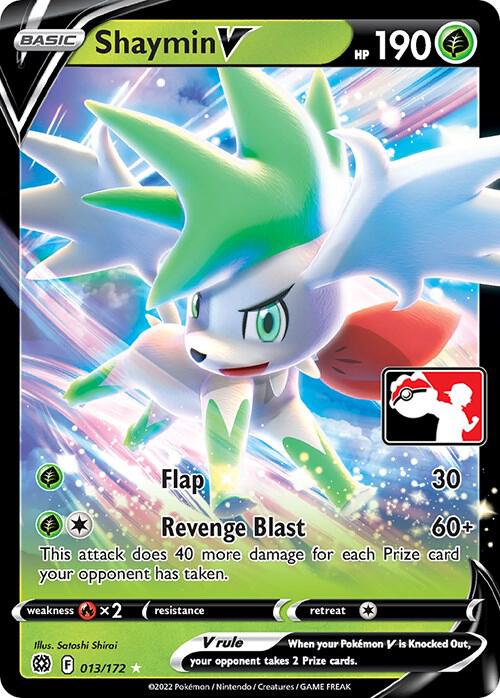 Shaymin V Series 2 013/172 (Prize Pack Series Cards)  - Holofoil | Good Games Adelaide SA