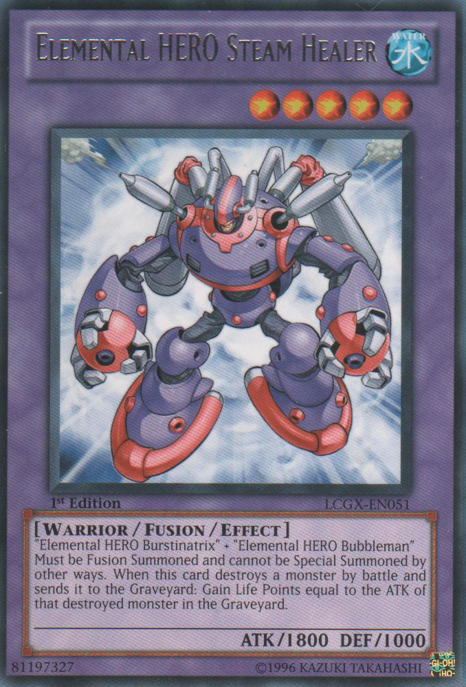 Elemental HERO Steam Healer [LCGX-EN051] Rare | Good Games Adelaide SA
