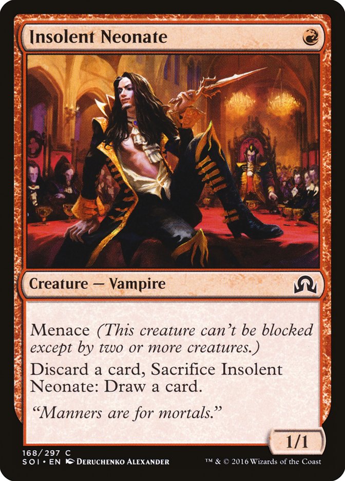 Insolent Neonate 168 (Shadows over Innistrad)  - Foil | Good Games Adelaide SA