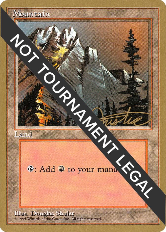Mountain A 1996 Mark Justice 4ED mj373/308 (World Championship Decks)  | Good Games Adelaide SA