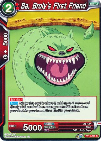 Ba, Broly's First Friend [BT11-019] | Good Games Adelaide SA
