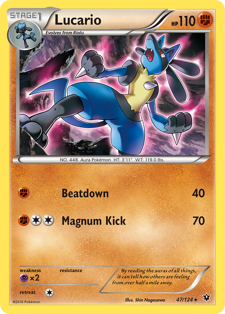 Lucario (47/124) [XY: Fates Collide] | Good Games Adelaide SA