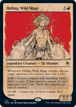 Delina Wild Mage Showcase 317 (Adventures in the Forgotten Realms)  | Good Games Adelaide SA