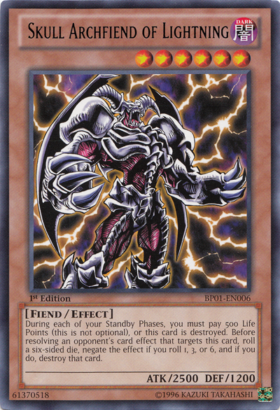 Skull Archfiend of Lightning [BP01-EN006] Rare | Good Games Adelaide SA