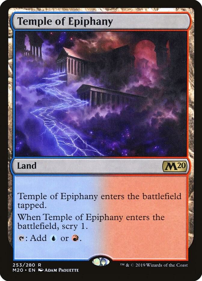 Temple of Epiphany 253 (Core Set 2020)  - Foil | Good Games Adelaide SA