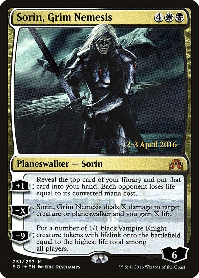 Sorin, Grim Nemesis [Shadows over Innistrad Promos] | Good Games Adelaide SA