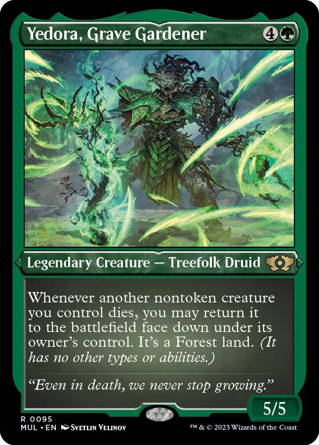 Yedora, Grave Gardener 95 (March of the Machine: Multiverse Legends)  - Etched Foil | Good Games Adelaide SA